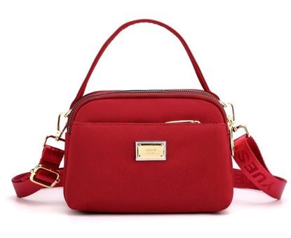 Worryfreeshopping Lbw Fashion Hafif Naylon Kadın Omuz Çantası Kırmızı