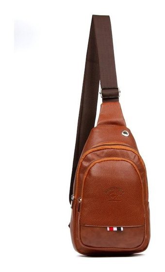 Newish Polo Kulaklık Çıkışlı Kadın Omuz Çantası Taba