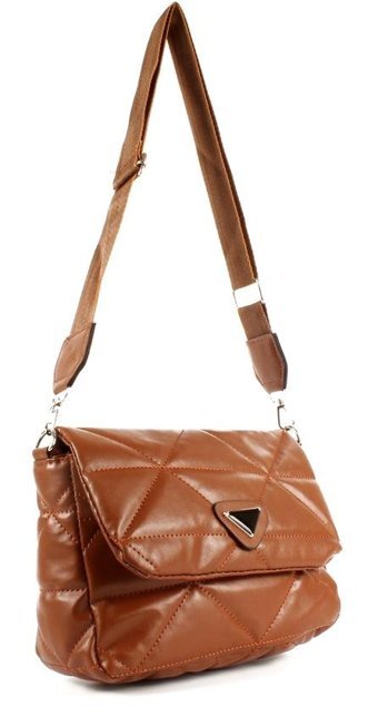 Luwwe Bag'S Nakışlı Taşlı Detay Kapaklı 20714 Kadın Omuz Çantası Taba