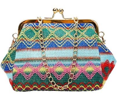 Jzcat Dışarı Moda Renkli Kadın Omuz Çantası Çok Renkli