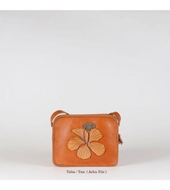 Gön Handmade Deri Cem Kadın Omuz Çantası Kırmızı