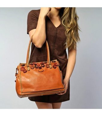 Gön Handmade Deri Lase Kadın Omuz Çantası Yeşil