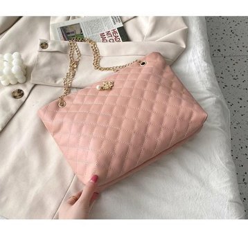 Eternal Luck Yeni Ve Çok Uzun Yünlü Kadın Omuz Çantası Pembe