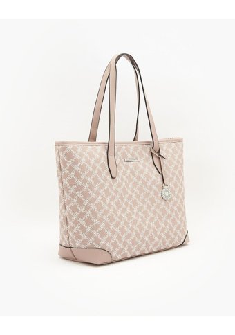 French Connection 22923 Fc Chantal Monogram Tote Kadın Omuz Çantası Bej