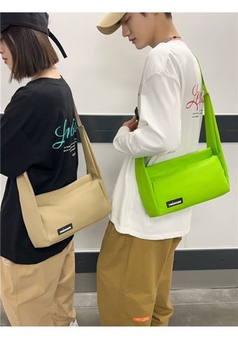 Jzcat Moda Niş Çok Yönlü Öğrenci Haki Kadın Omuz Çantası Haki