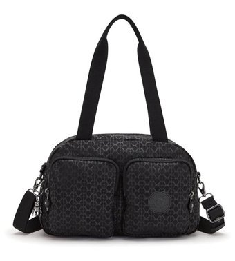 Kipling Cool Defea Sıgnature Emb Kadın Omuz Çantası Siyah