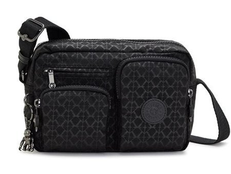 Kipling 1533024782 Albena Küçük Kadın Omuz Çantası Koyu Gri - Siyah