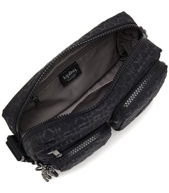 Kipling 1533024782 Albena Küçük Kadın Omuz Çantası Koyu Gri - Siyah