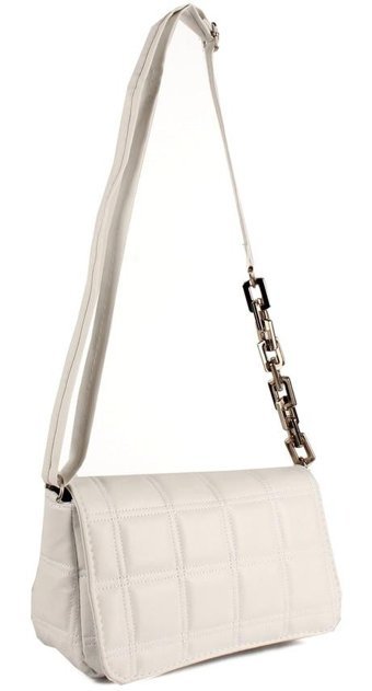 Luwwe Bag'S Kapitone 20381 Kadın Omuz Çantası Beyaz