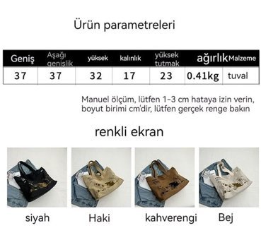 Summer Love Büyük Kapasiteli Omuz Kanvas Moda Kadın Omuz Çantası Siyah