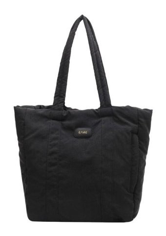 Magideal Suntek Puffer Tote Alışveriş İşe Gidip Gelirken Kadın Omuz Çantası Siyah