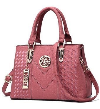 Happyplanet KkhOi Deri Lüks Moda Kadın Omuz Çantası Pembe