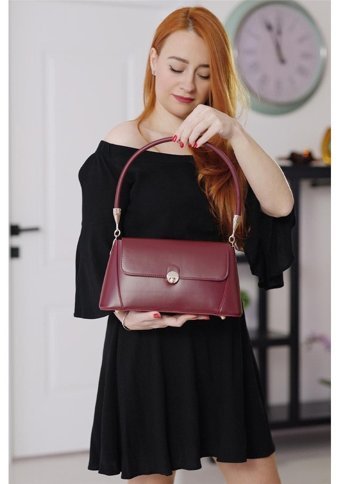 So Much Retro Kapaklı OmuzVe Kol Cherry Kadın Omuz Çantası Pembe