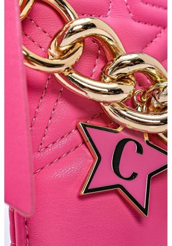 Versace Jeans Couture Yıldızlı Kadın Omuz Çantası Pembe