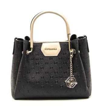 Silver & Polo Nv1115 S.Nut Kadın Omuz Çantası Siyah - Kahverengi