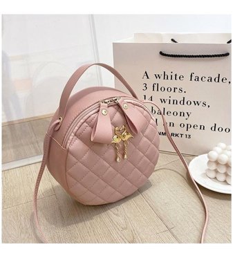 Worryfreeshopping Lbw Çok Yönlü Kadın Omuz Çantası Pembe