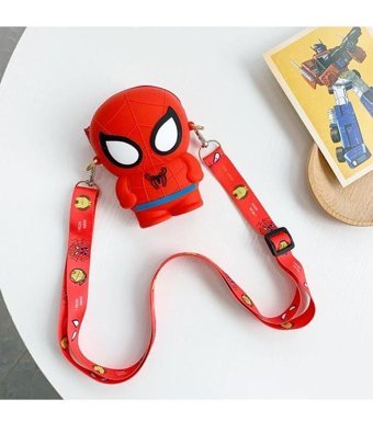 Piraye Gift Spiderman Karikatür Kadın Omuz Çantası Çok Renkli