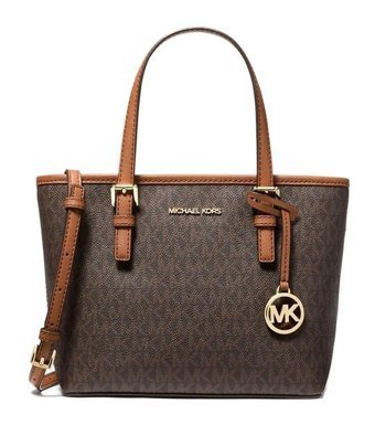 Michael Kors Xs Carry All Jet Set Kadın Omuz Çantası Kahverengi