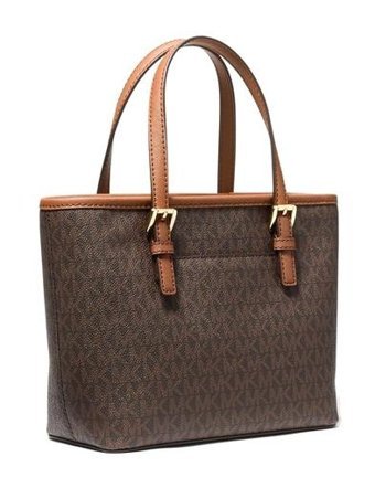 Michael Kors Xs Carry All Jet Set Kadın Omuz Çantası Kahverengi