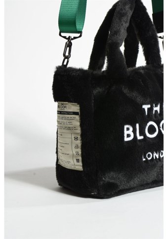 The Bloom London Pamuk Kadın Omuz Çantası Siyah