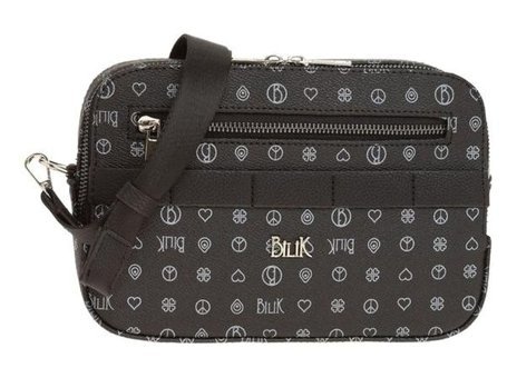 Bilik Deri Monogram İv Z25Mg Kadın Omuz Çantası Beyaz - Siyah