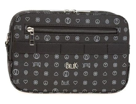 Bilik Deri Monogram İv Z25Mg Kadın Omuz Çantası Beyaz - Siyah