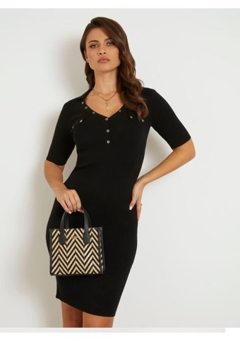 Guess Hwcv8665770Bla Kadın Omuz Çantası Siyah