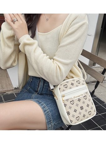Jzcat Üst Düzey Moda Kadın Omuz Çantası Beyaz