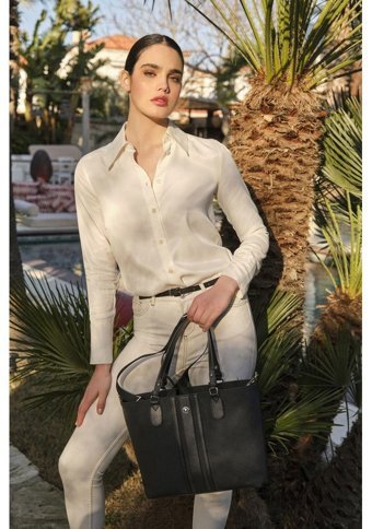 U.S. Polo Assn. Us23663 Kadın Omuz Çantası Siyah
