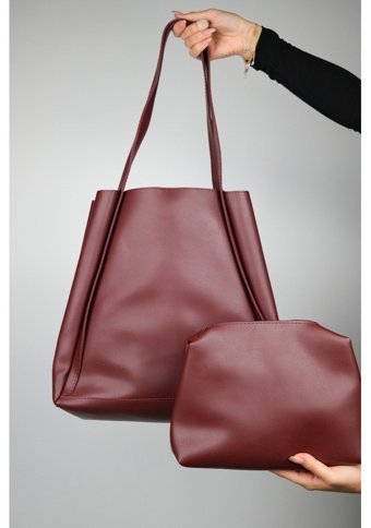 Luvi Shoes Klos Kadın Omuz Çantası Bordo