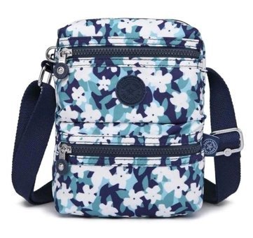 Smart Bags Krinkıl Çiçekli Smb311 Kadın Omuz Çantası Çok Renkli