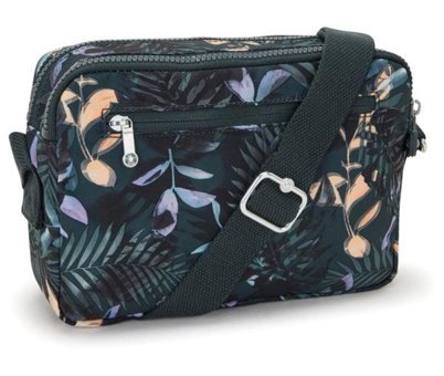 Kipling Abanu M Moonlıt Forest Kadın Omuz Çantası Siyah