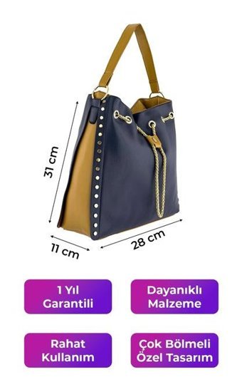 Kriste Bell 7247 Kadın Omuz Çantası Lacivert