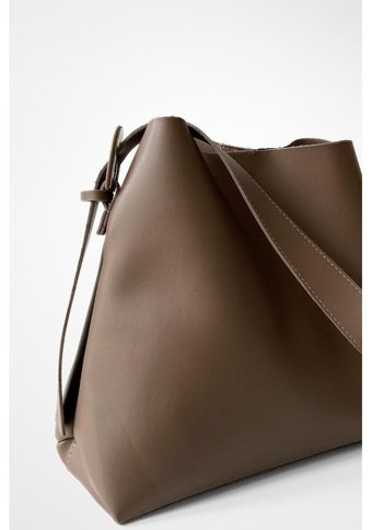 Modhy Nomu Toka Detaylı Shopper Kadın Omuz Çantası Vizon