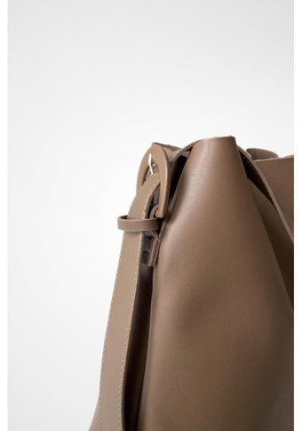 Modhy Nomu Toka Detaylı Shopper Kadın Omuz Çantası Vizon