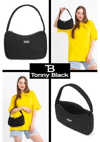 Tonny Black Fermuarlı Tek Gözlü Astarlı Kanvas Mini Baget Kadın Omuz Çantası Kırmızı