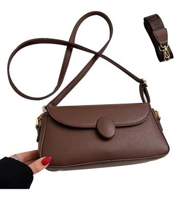 Alibee Küçük Moda Mini Renk Kadın Omuz Çantası Açık Kahverengi
