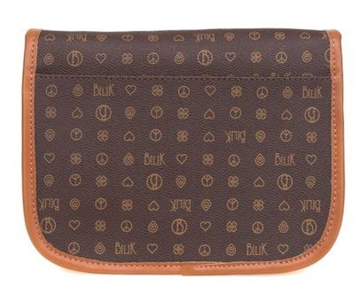 Bilik Deri Monogram İv Z24 Kadın Omuz Çantası Kahverengi - Taba
