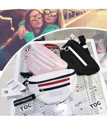Alibee Üç Renkli Küçük Bag Mini Haberci Kadın Omuz Çantası Beyaz
