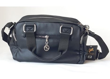 Nas Bag 1160 Model Renk Yıkamalı Kadın Omuz Çantası Siyah