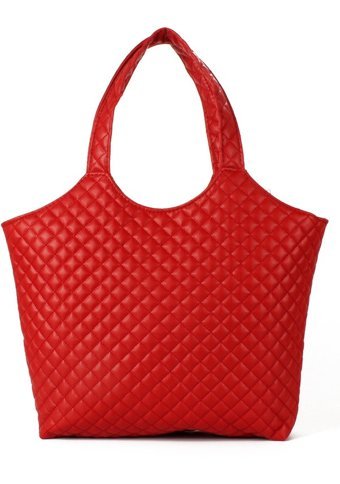 Luwwe Bag'S Kapitoneli Y S L Kesim Büyük Boy 1729 Kadın Omuz Çantası Kırmızı