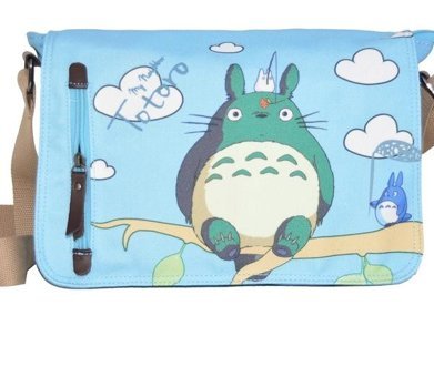 Chelsea Anime Totoro Kadın Omuz Çantası Mavi