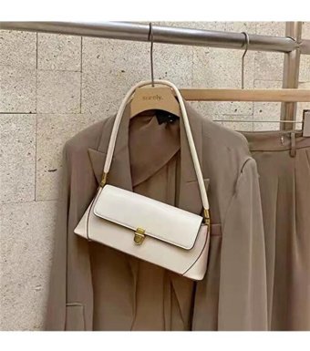 Ce1 Yeni Moda Çanta Trendi Baget Kadın Omuz Çantası Kahverengi