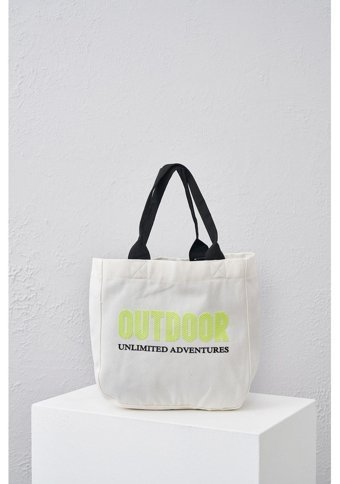 Tena Moda Outdoor Yazılı Büyük Kadın Omuz Çantası Çok Renkli