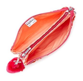 Kipling Riri Latın Cheetah Kadın Omuz Çantası Pembe