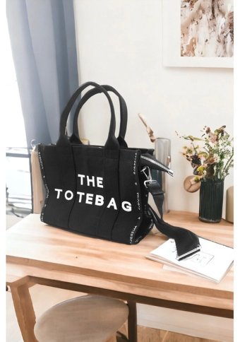 Melen Shoes Tote The Tote Bag Kadın Omuz Çantası Siyah