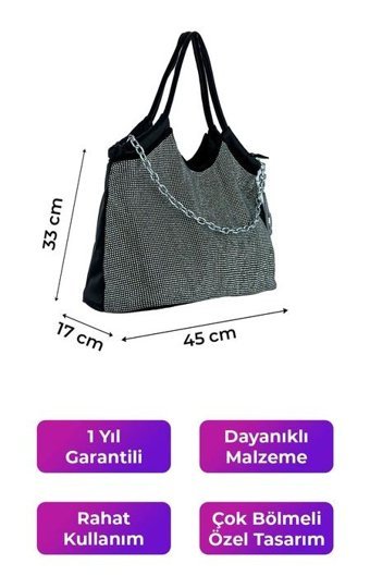 Kriste Bell 26526 Kadın Omuz Çantası Siyah