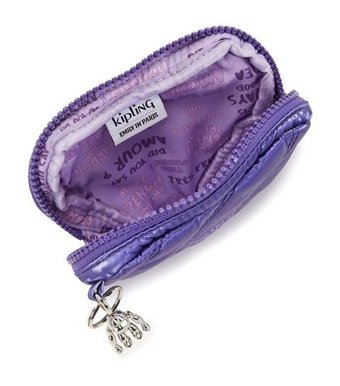 Kipling Jozi Küçük Glossy Lilac Kadın Omuz Çantası Mor