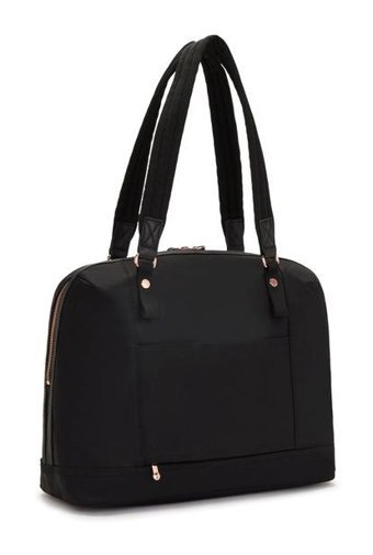 Kipling Linza Büyük Boy Rose Kadın Omuz Çantası Siyah