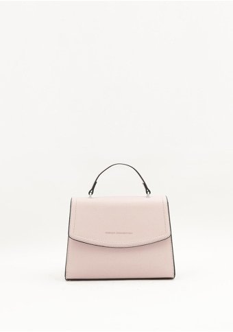 French Connection 22933 Fc Clover Handle Cross Body Kadın Omuz Çantası Pembe